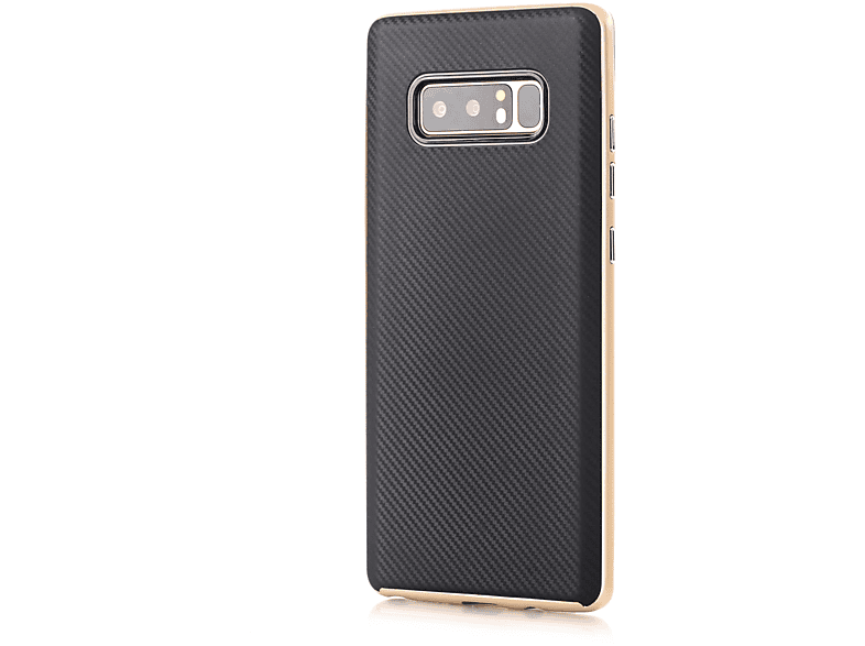 LOBWERK Hülle, Backcover, Samsung 8 gold Zoll, 6.3 (SM-N950F) Galaxy Note Apple