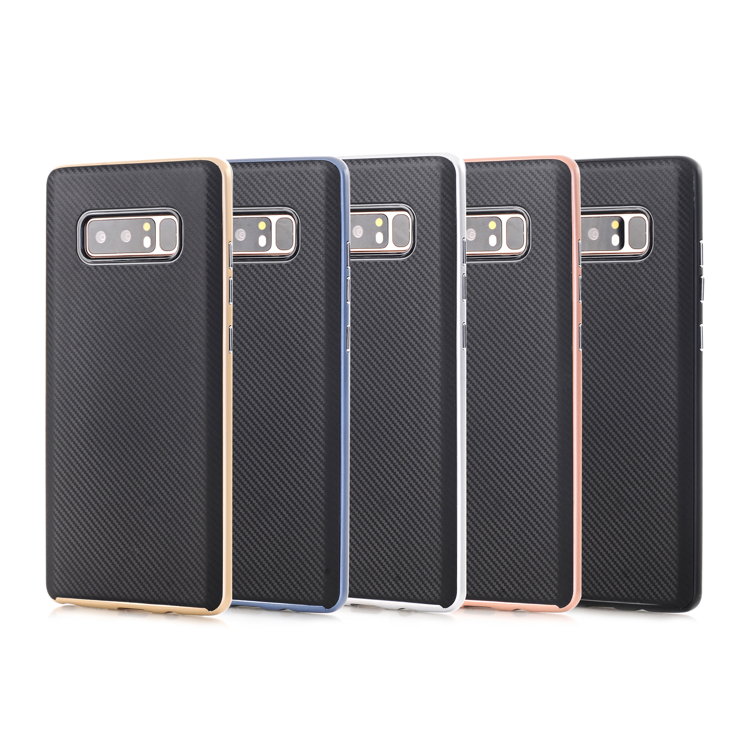 8 (SM-N950F) Backcover, 6.3 Zoll, LOBWERK Apple, silber Note Samsung Galaxy Hülle,