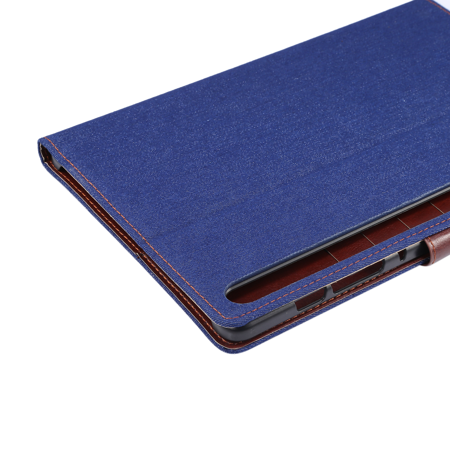 LOBWERK Hülle Schutzhülle Bookcover für Blau Tab S7 SM-T870/T875/X700 11 Samsung Galaxy Zoll Kunststoff
