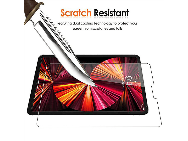 Lobwerk Set 2x Pellicola per Apple IPAD Pro 11 2024 M4 5.Gen 11 Pollici