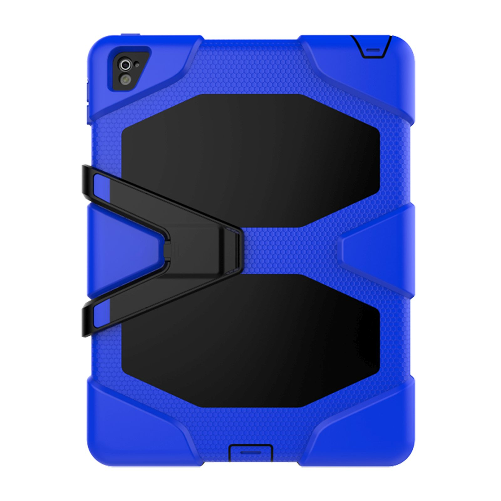 3in1 Kunststoff, Blau iPad für Apple LOBWERK Outdoor Schutzhülle Zoll Pro 2017 Bookcover 10.5 Case