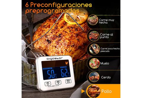 Termómetro Cocina, Temperatura Programable Y Sonda Aigostar Elliott con  Ofertas en Carrefour