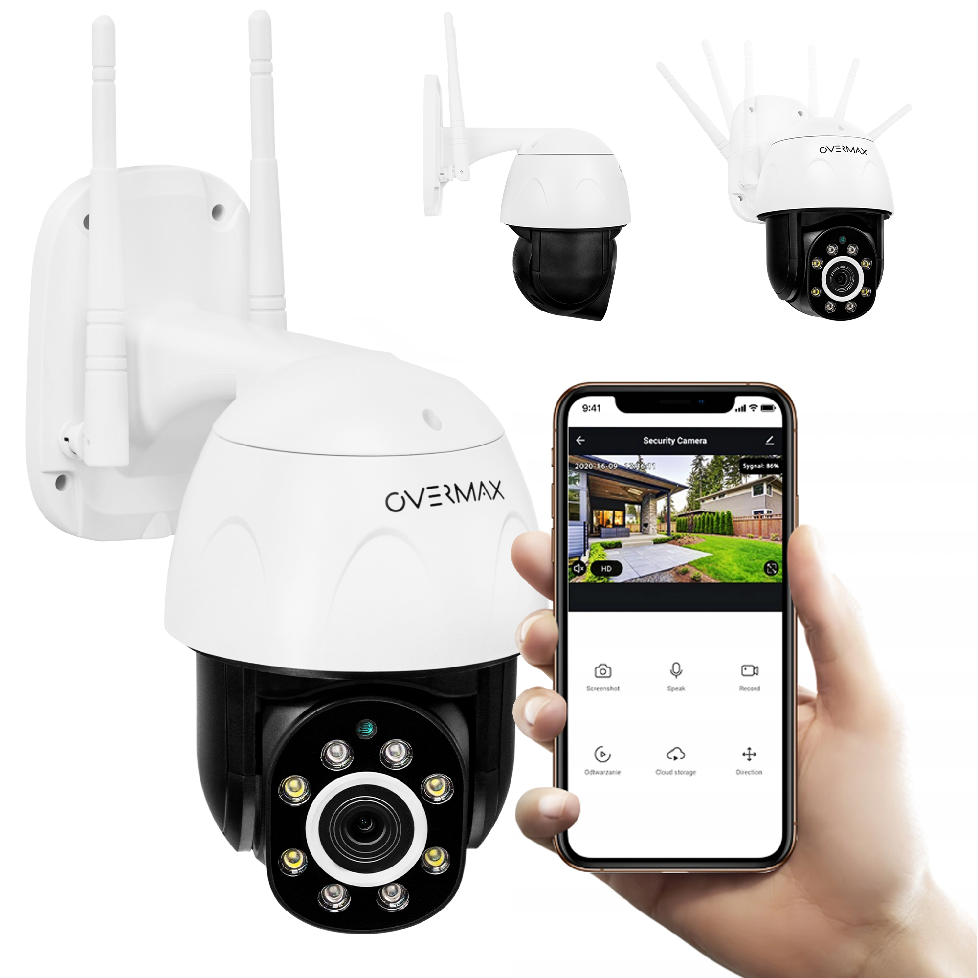 OVERMAX Camspot 4.9 Pro, Auflösung x Überwachungskamera, px 2.5K 1288 2288 - Video