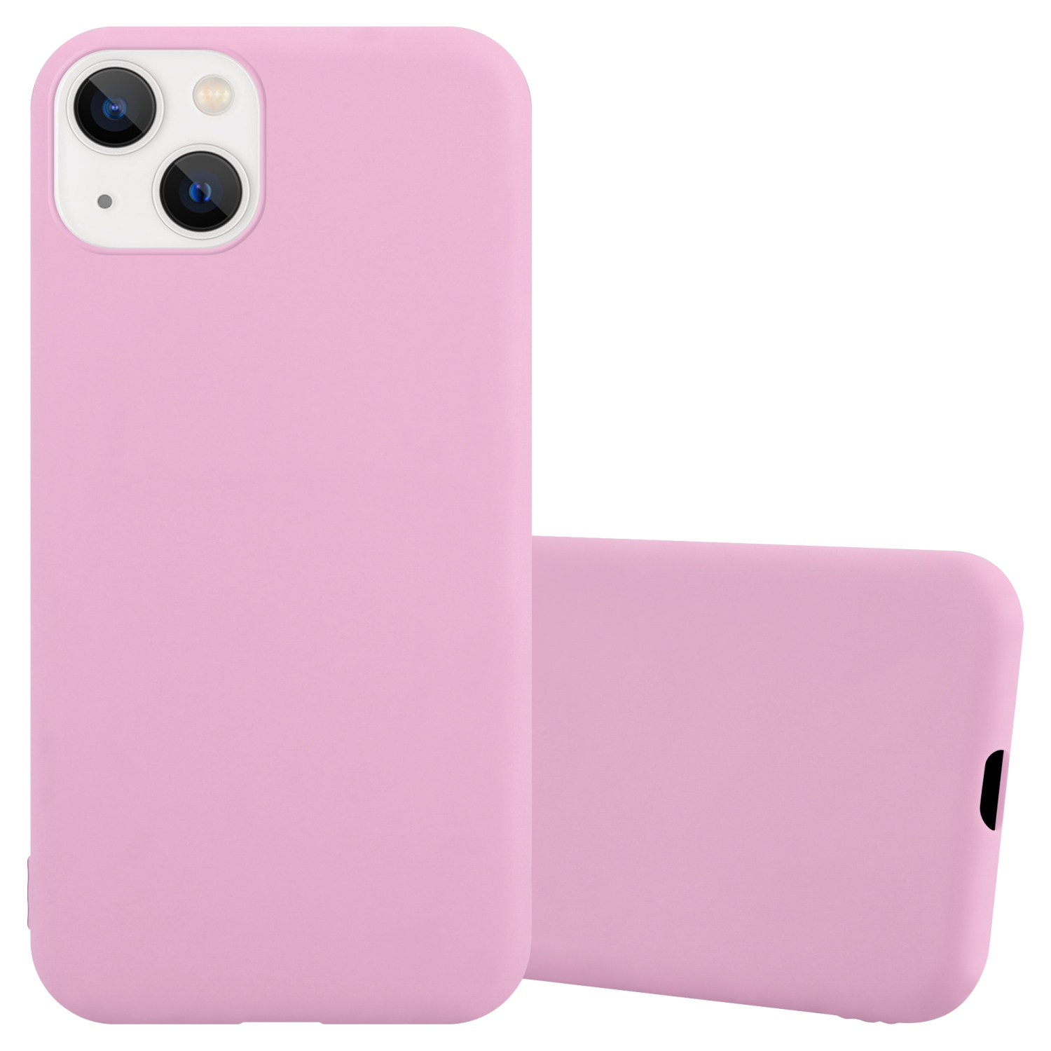 CADORABO Hülle ROSA TPU PLUS, im Style, Candy Apple, CANDY iPhone Backcover, 14