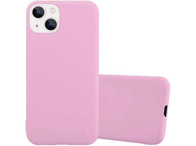 iPhone 14 TPU Hülle ROSA Style, Backcover, im Candy CADORABO CANDY PLUS, Apple,
