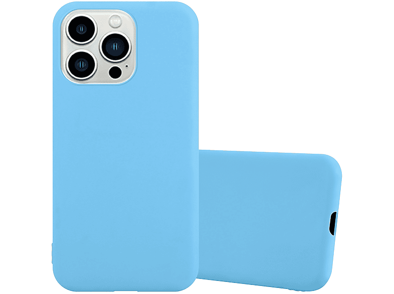 CADORABO Hülle im TPU Candy PRO 14 Style, MAX, Apple, iPhone Backcover, CANDY BLAU