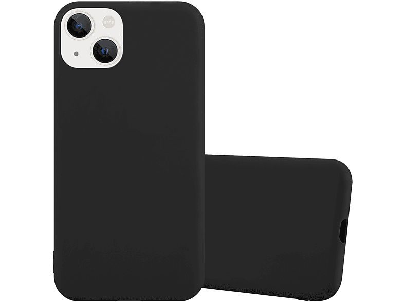 CADORABO Hülle iPhone SCHWARZ CANDY Backcover, Style, im TPU Candy Apple, 14 PLUS