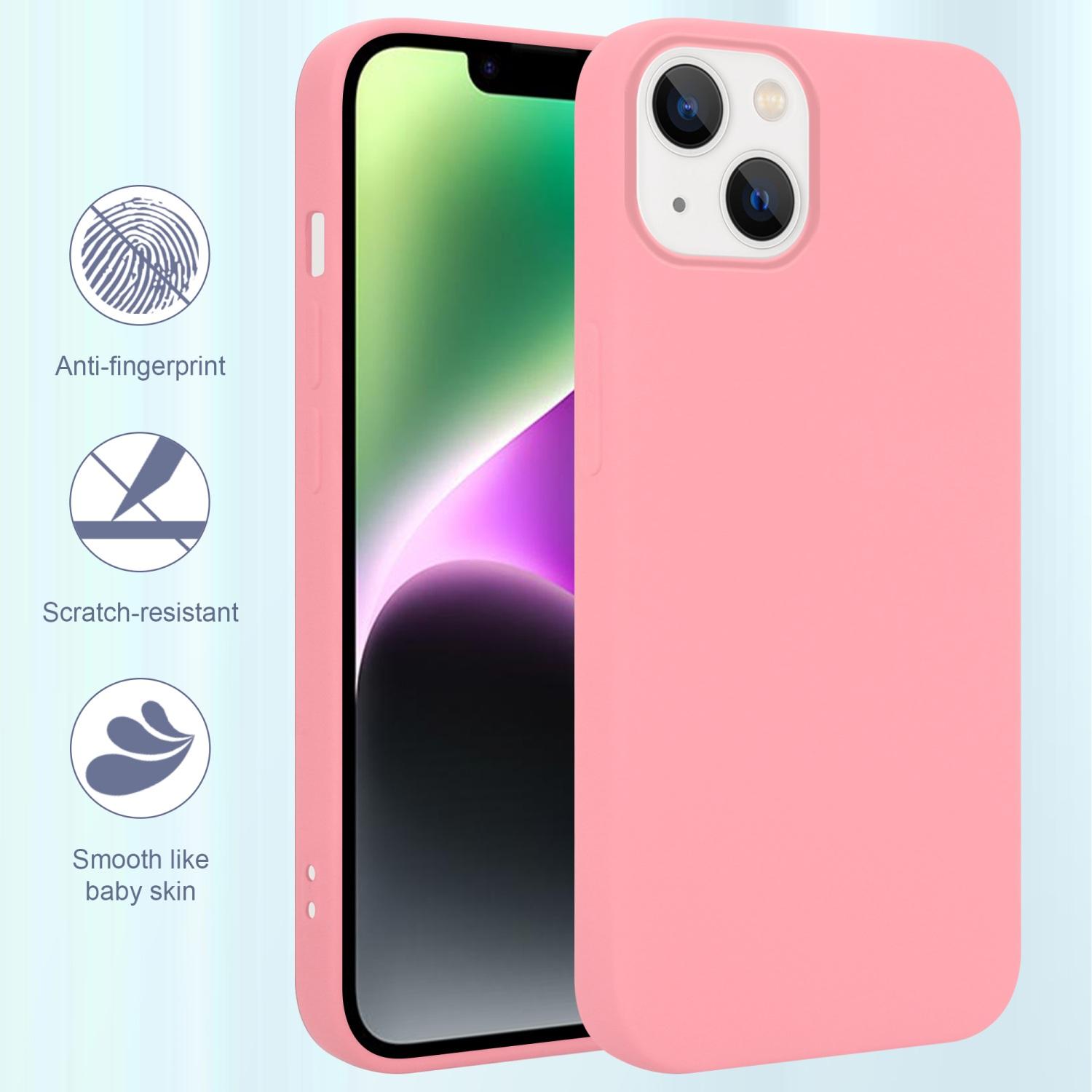 Case im CADORABO Backcover, Style, Hülle Liquid 14, Apple, iPhone LIQUID PINK Silicone