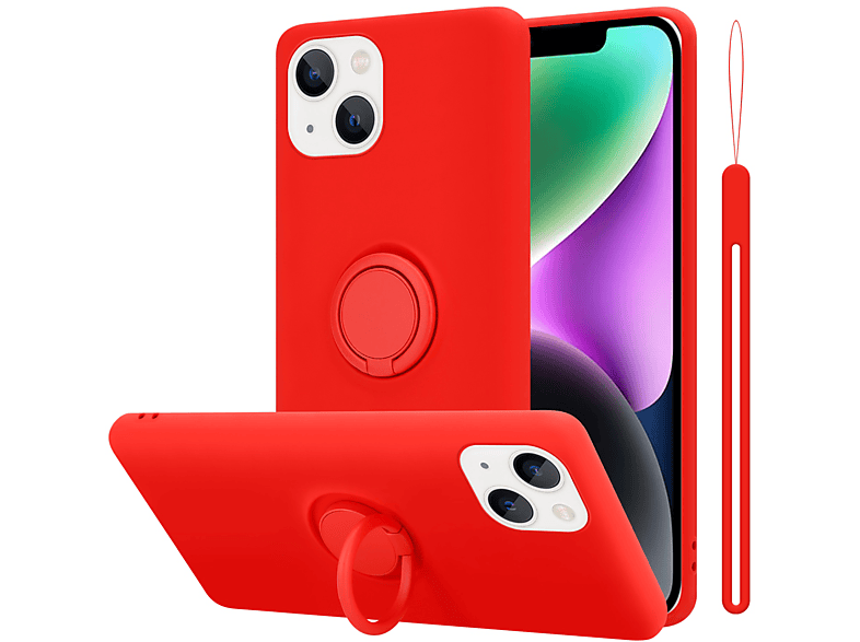 Krdvekm Cover per iPhone 14 / iPhone 13 6,1'' con Cordino, Aesthetic