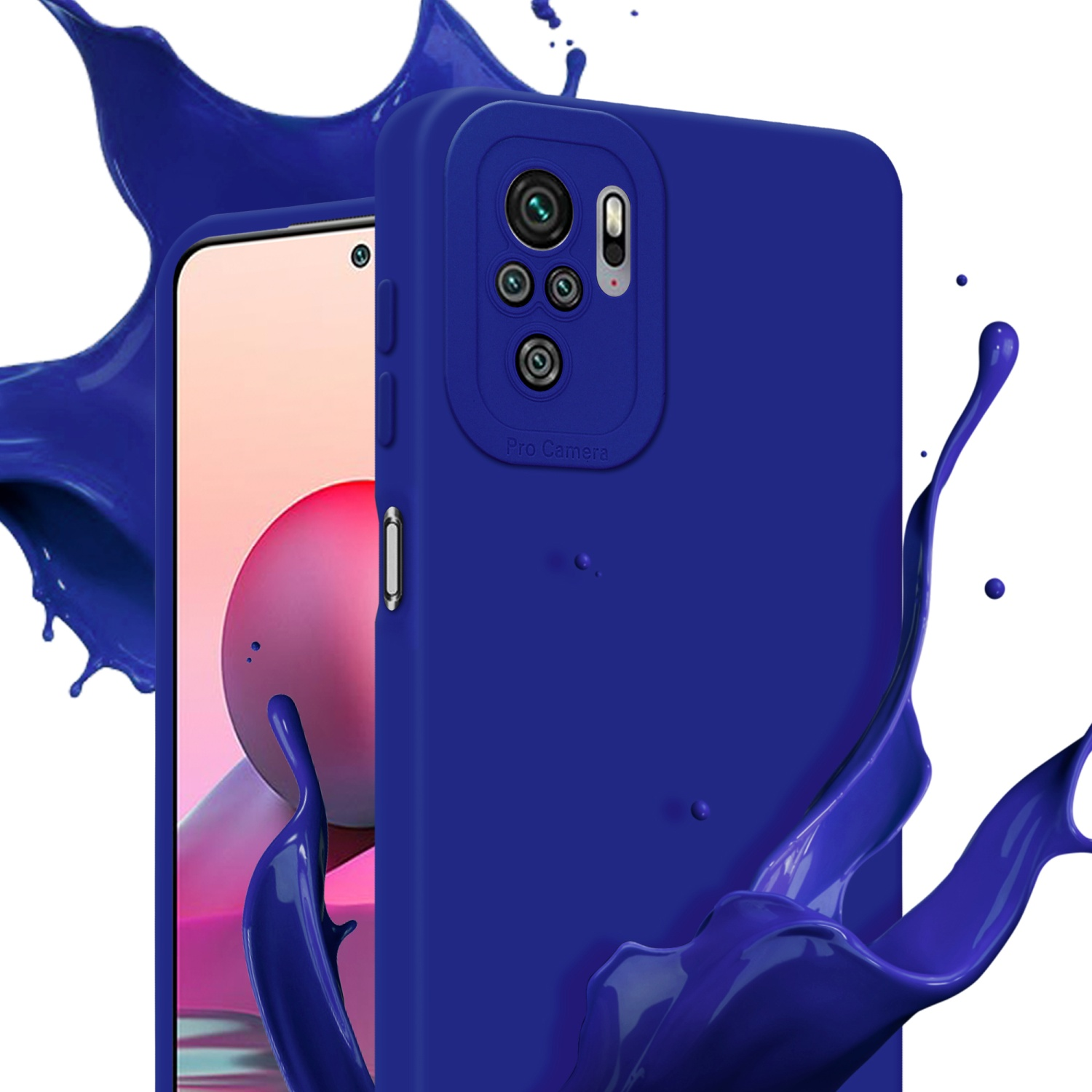 BLAU CADORABO Backcover, TPU Schutzhülle RedMi RedMi / Style, NOTE 10S, Xiaomi, 4G 10 NOTE Fluid FLUID