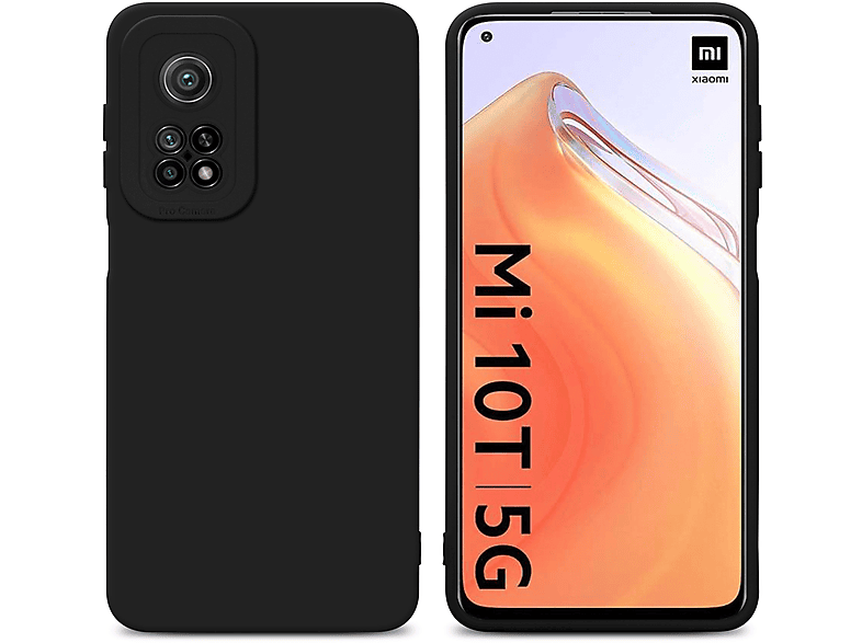 CADORABO Schutzhülle TPU 10T FLUID Backcover, Style, SCHWARZ 10T PRO, Fluid Xiaomi, Mi Mi 