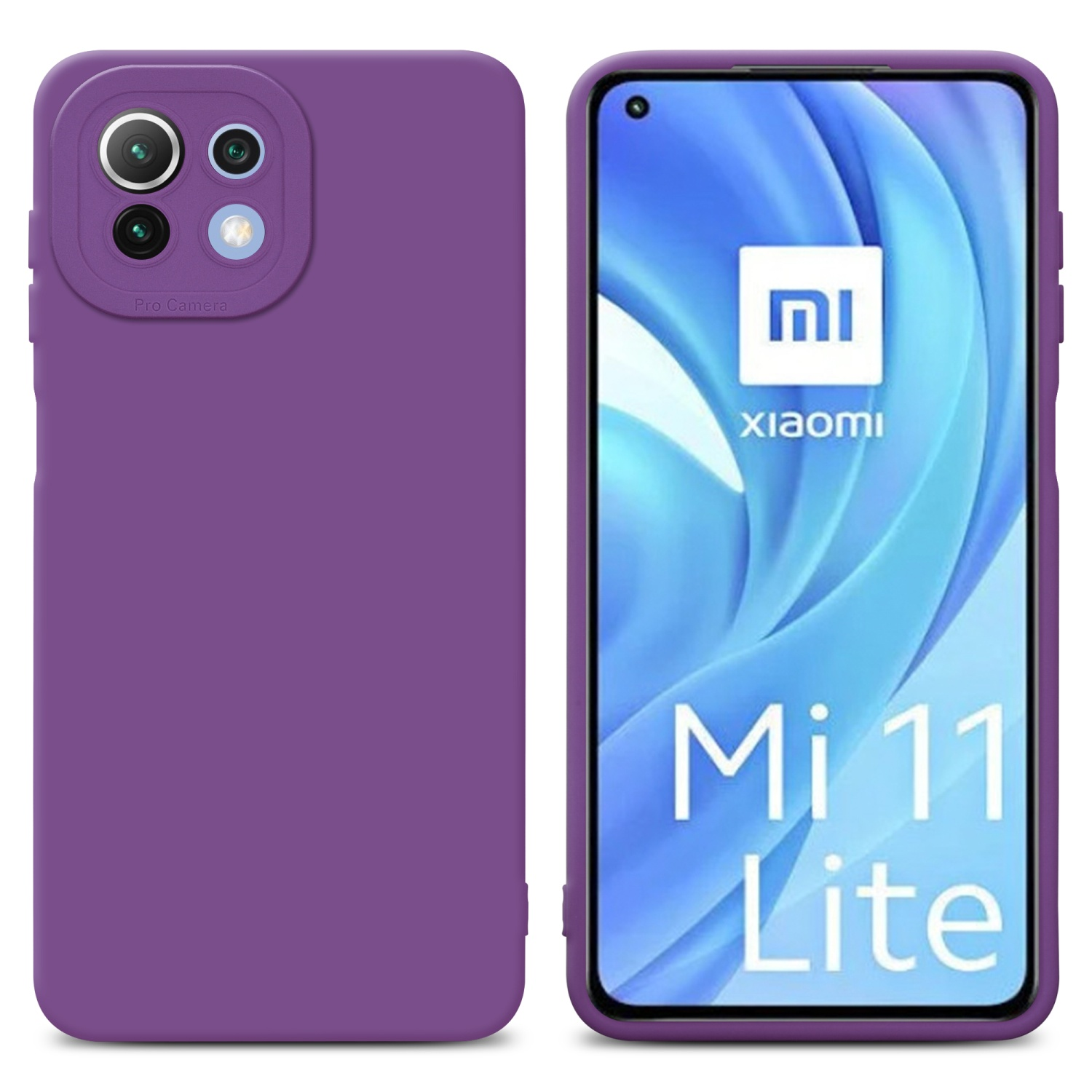 TINGYR Cover per Xiaomi 11 PRO, Ultra Sottile di Gomma, Ottima Cover Antiurto TPU Flessibile, Custodia Case per Xiaomi 11 PRO Smartphone.(Bianco