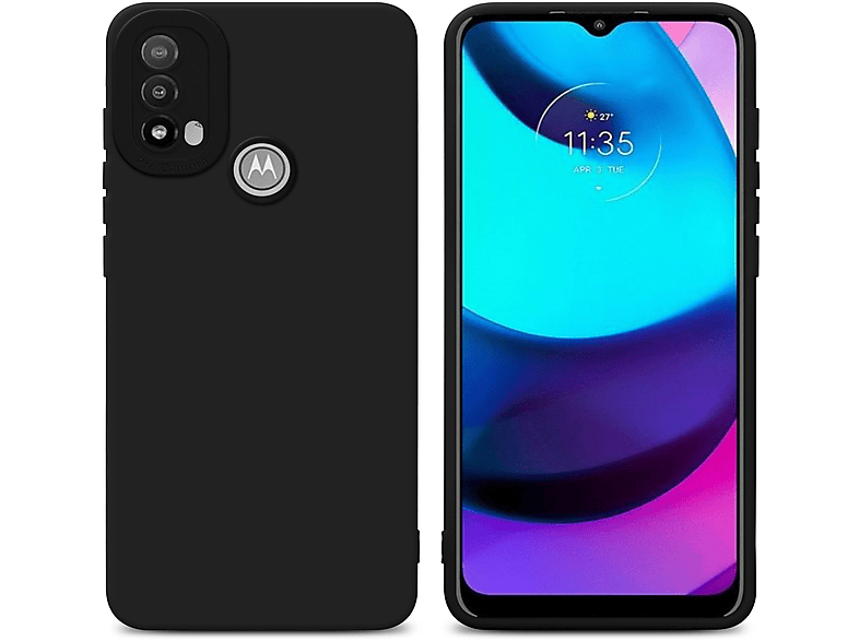 SEAHAI Cover Per Motorola Moto E20 - Custodia Ultra Sottile In TPU Con Effetto Glitter Marmo Viola - Antiurto E Morbida - 2