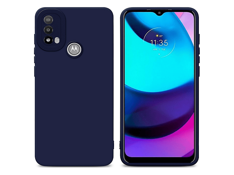 Cadorabo Custodia Morbida Per Nokia 3 - Candy Blu Scuro - Cover Sottile In Silicone TPU Antishock