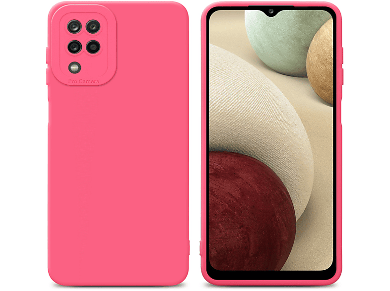 CADORABO Schutzhülle Style, Samsung, ROT / Backcover, FLUID Fluid TPU M12, Galaxy A12