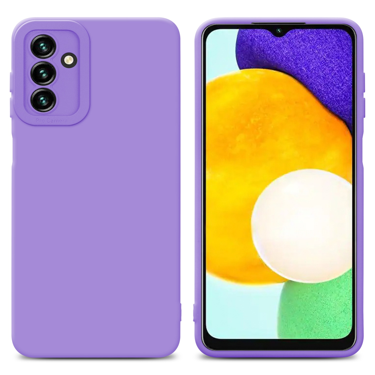 LILA FLUID Style, Schutzhülle 5G, HELL Backcover, Samsung, Galaxy Fluid CADORABO TPU A13