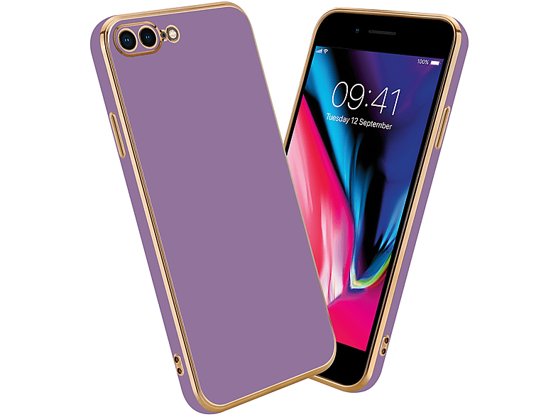 Custodia Cadorabo Per Honor 8X - Cover In Silicone TPU Morbido Effetto Lucido Bianco E Oro Con Protezione Fotocamera