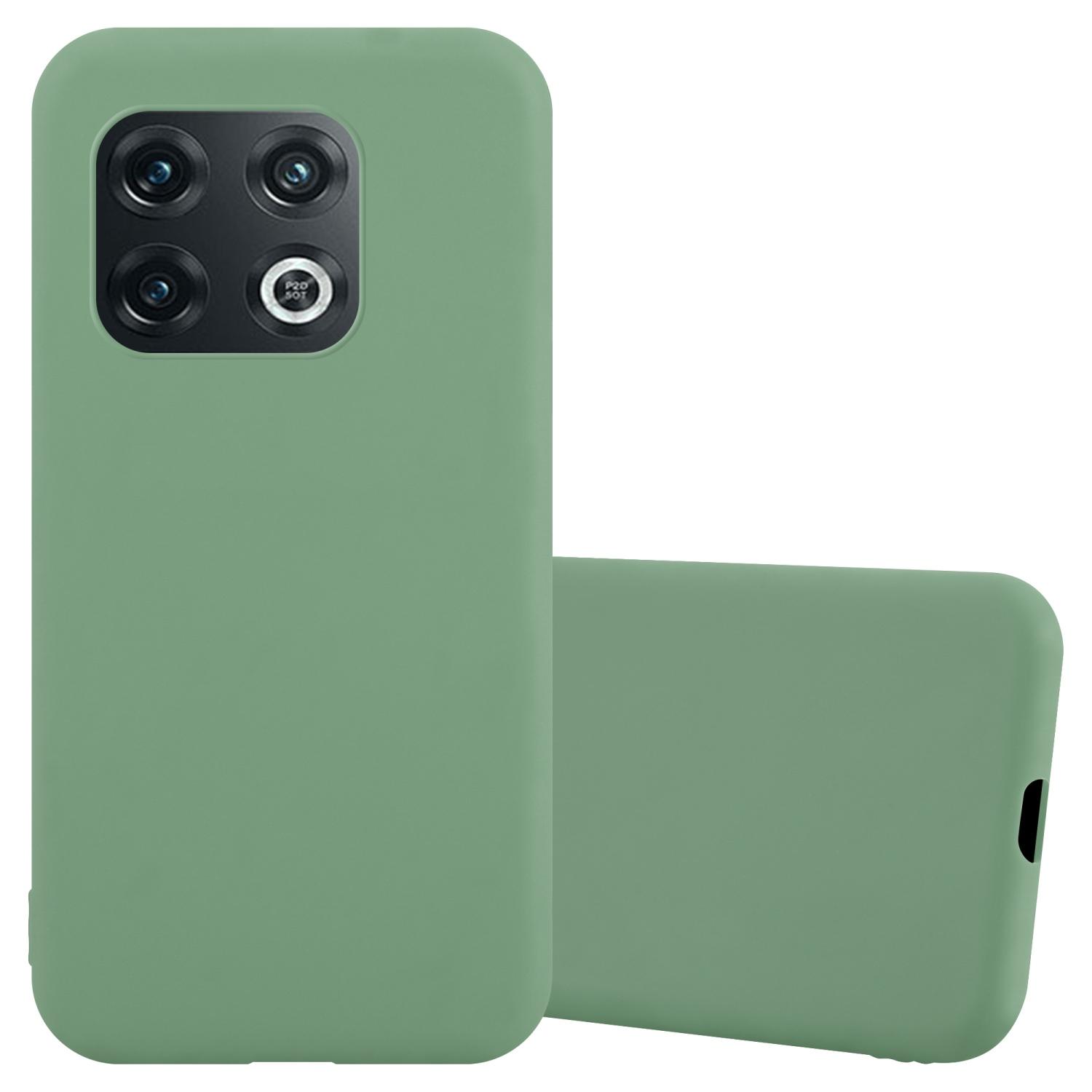 CADORABO Hülle im TPU PASTELL OnePlus, 10 GRÜN 5G, Candy CANDY Backcover, PRO Style