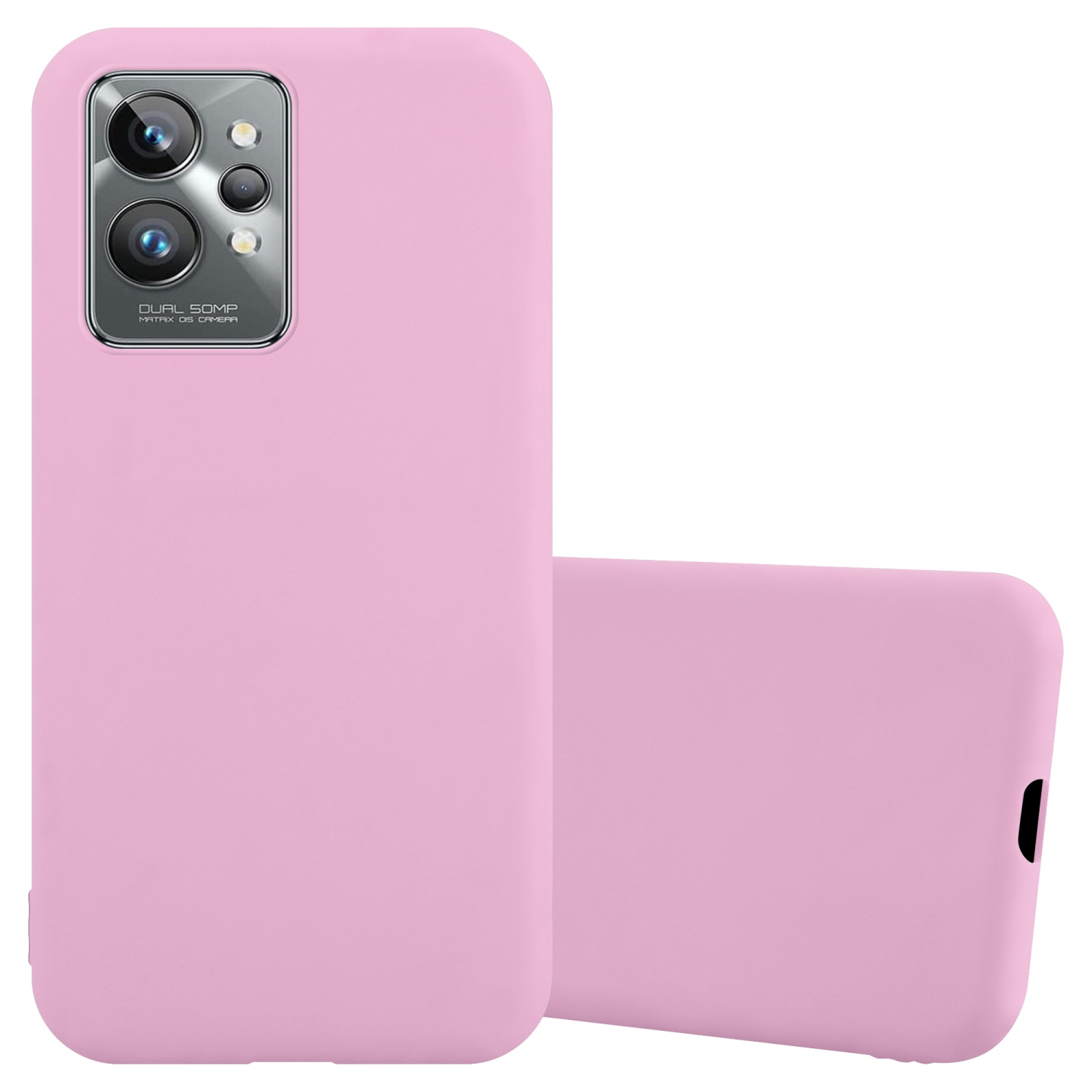 CADORABO Hülle Candy ROSA Style, CANDY PRO, TPU GT 2 Realme, im Backcover