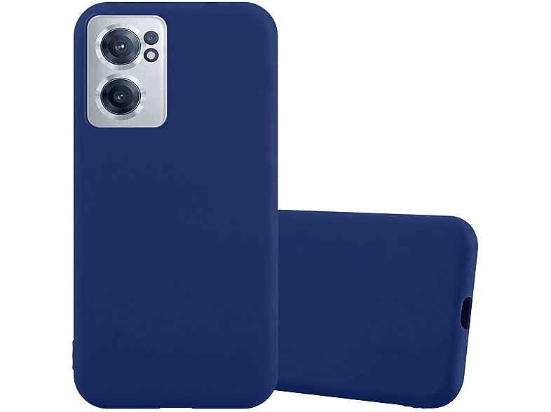 Nord CE 5G, CADORABO BLAU CANDY OnePlus, Hülle im Candy DUNKEL 2 TPU Backcover, Style,