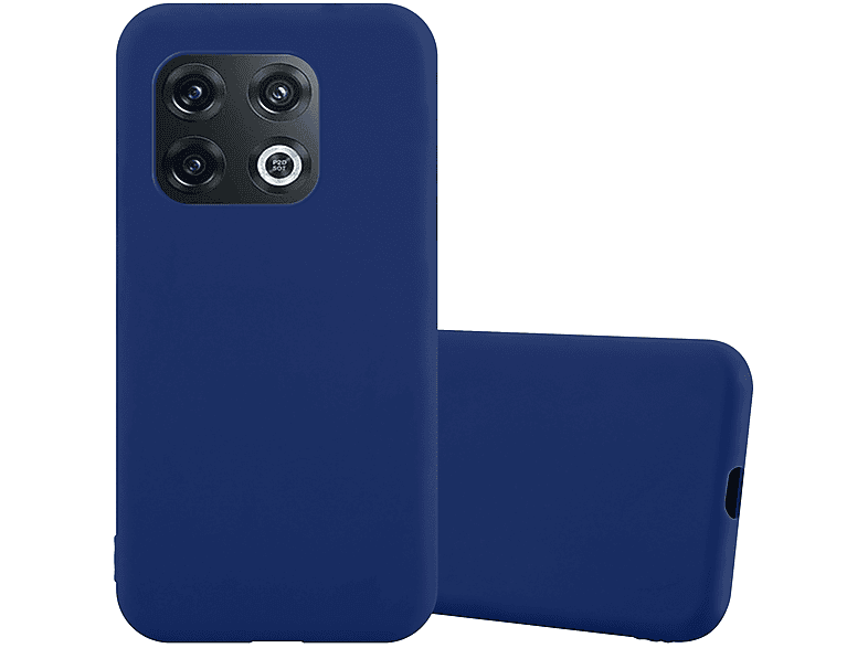 im OnePlus, Style, CANDY PRO Backcover, TPU CADORABO Hülle 5G, Candy DUNKEL BLAU 10