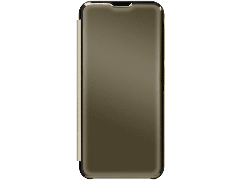 AVIZAR Clear S23, Samsung, Standing View Series, Galaxy Cover Gold Bookcover
