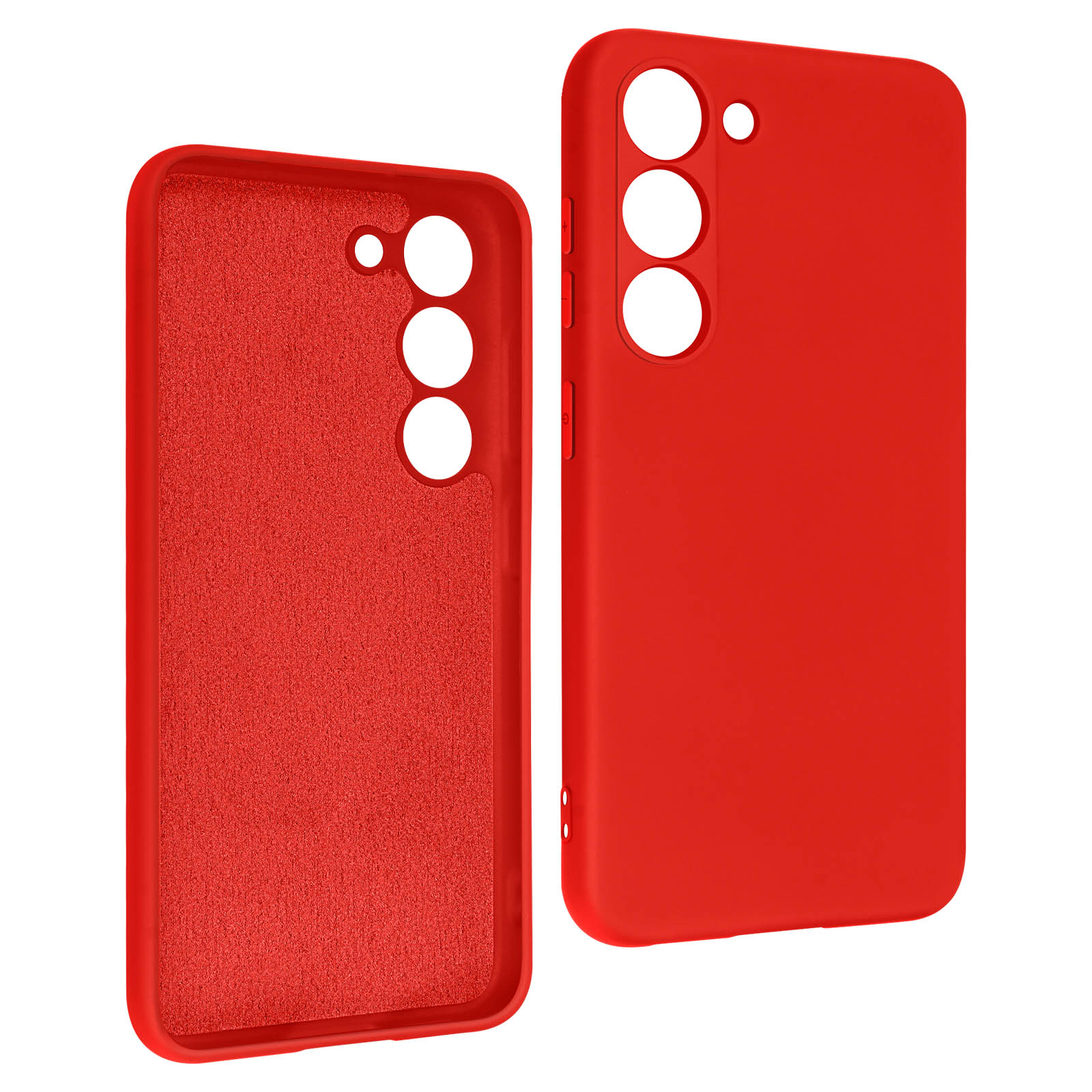 Likid Backcover, S23, AVIZAR Rot Series, Galaxy Samsung,