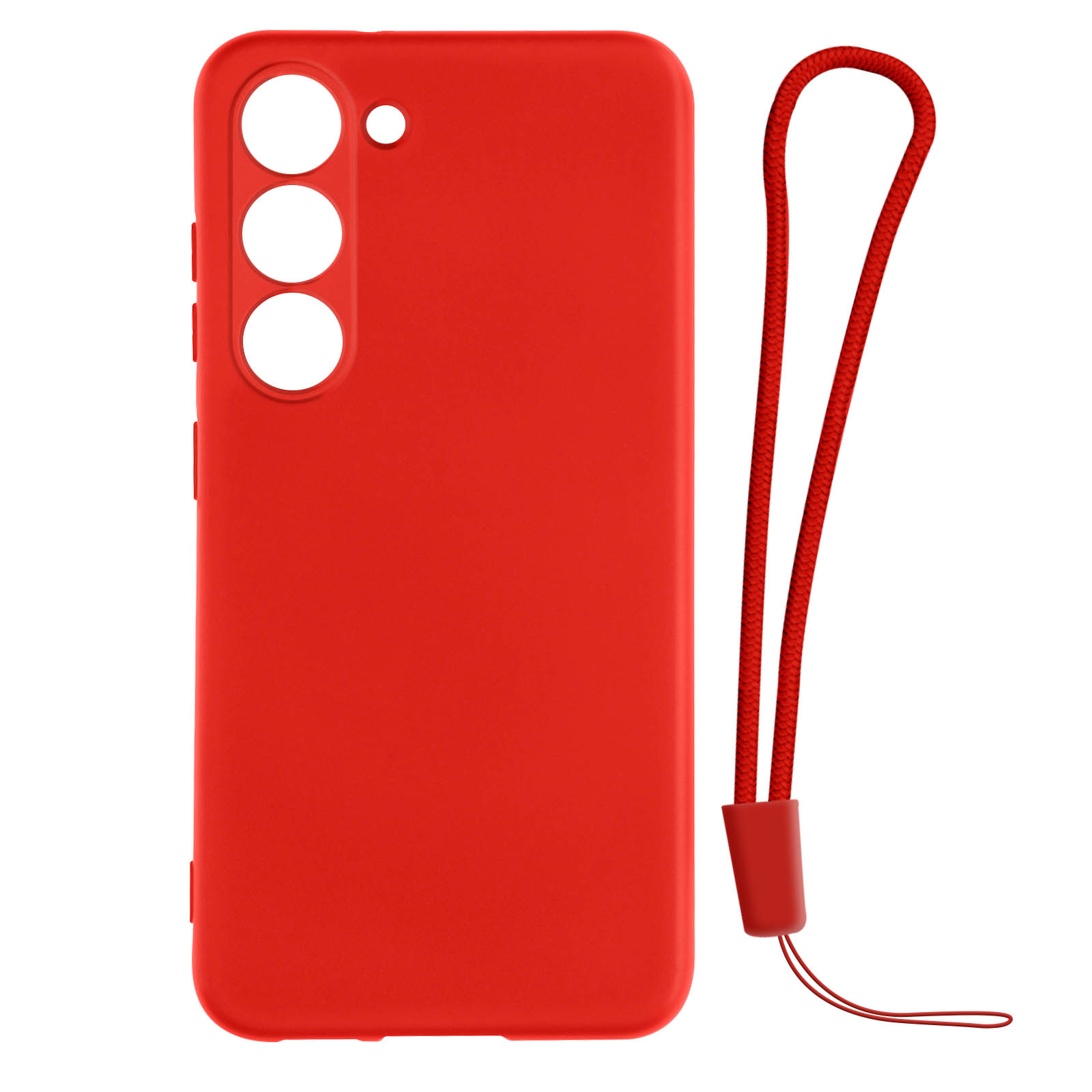 Likid Backcover, S23, AVIZAR Rot Series, Galaxy Samsung,