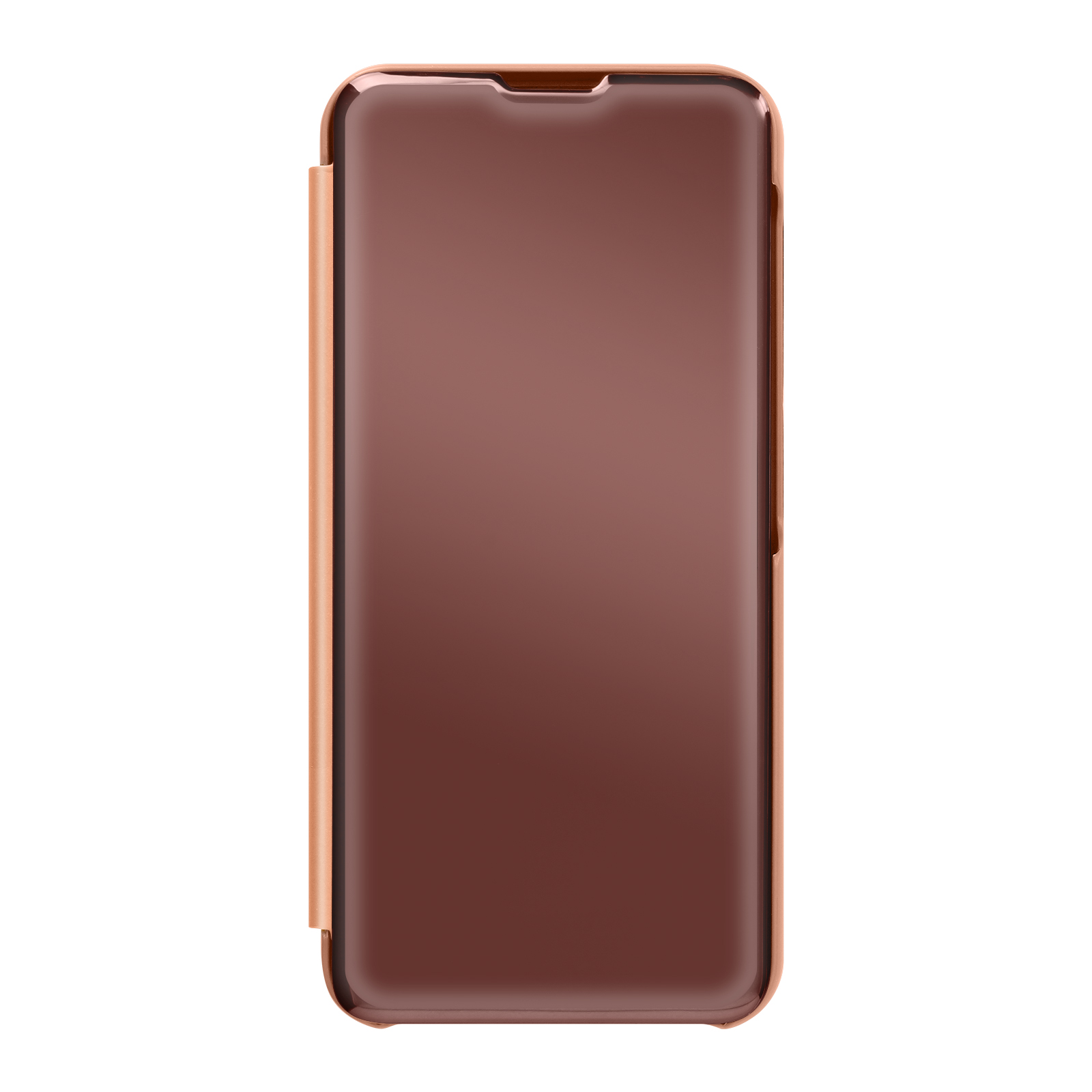 Rosegold S23, Clear AVIZAR Series, Galaxy Bookcover, Standing Cover View Samsung,