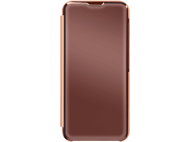 AVIZAR Clear View Standing Bookcover, Cover Series, Rosegold Galaxy S23, Samsung