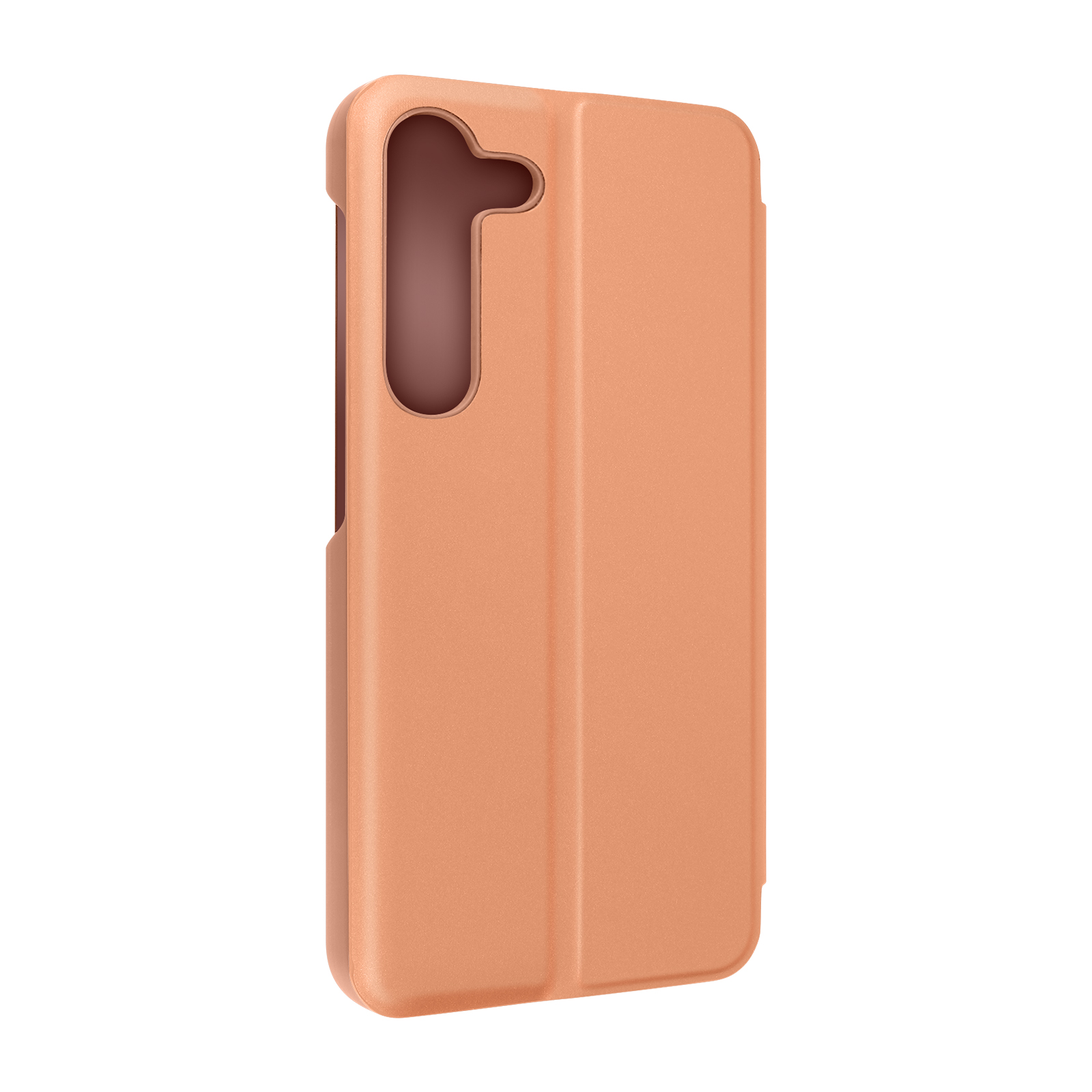 AVIZAR Bookcover, Clear View Rosegold Samsung, Standing Galaxy Series, Cover S23,