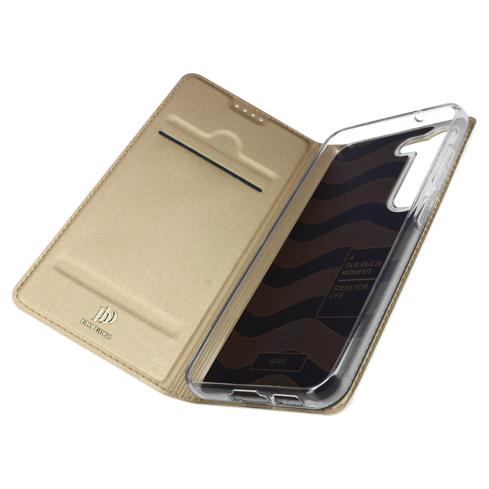 DUX DUCIS Pro S23, Galaxy Bookcover, Gold Series, Samsung