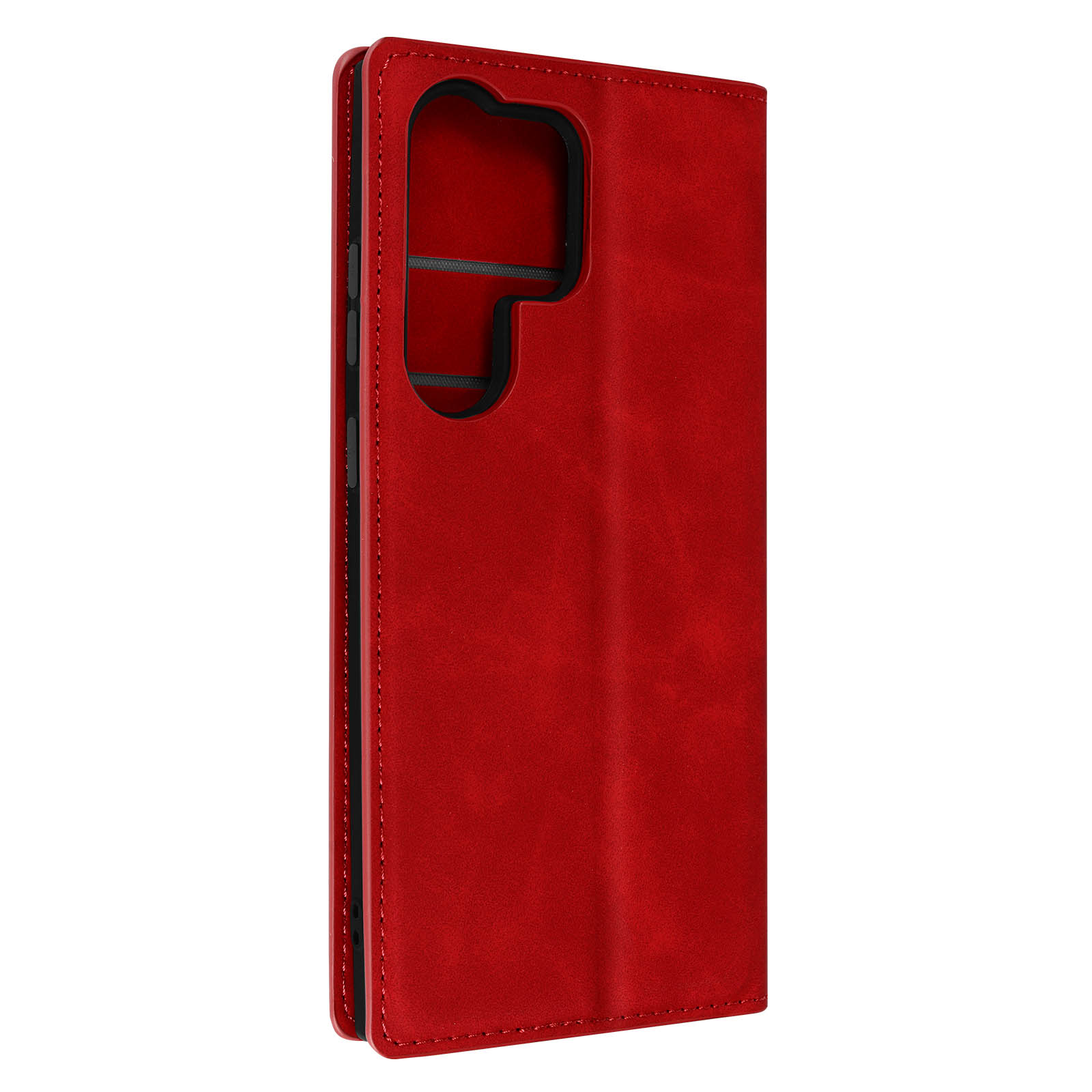 S23 Bookcover, Rot Samsung, Series, Ultra, AVIZAR Galaxy Mag