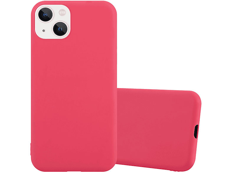 CADORABO Hülle im TPU Candy Style, Backcover, Apple, iPhone 14 PLUS, CANDY ROT