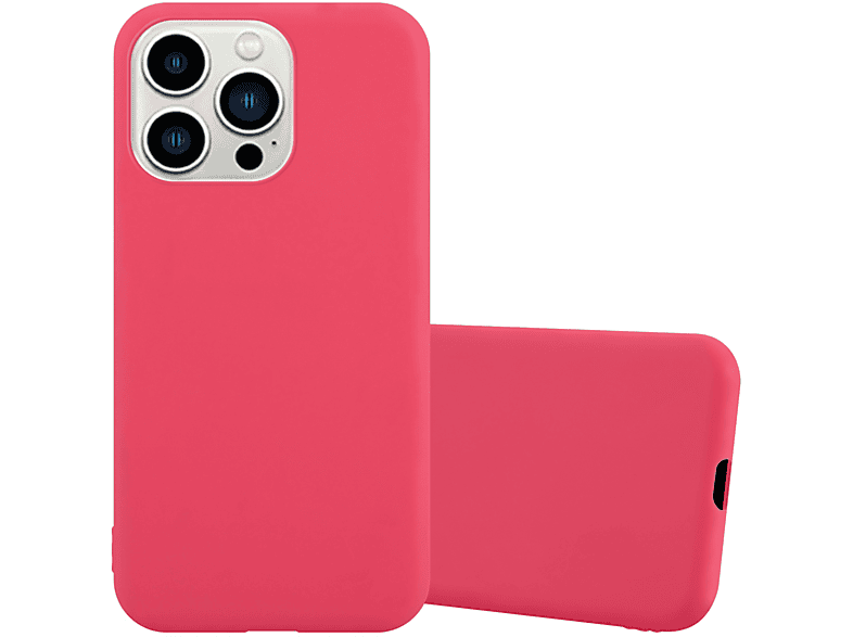 CADORABO Hülle im TPU Candy Style, Backcover, Apple, iPhone 14 PRO MAX, CANDY ROT