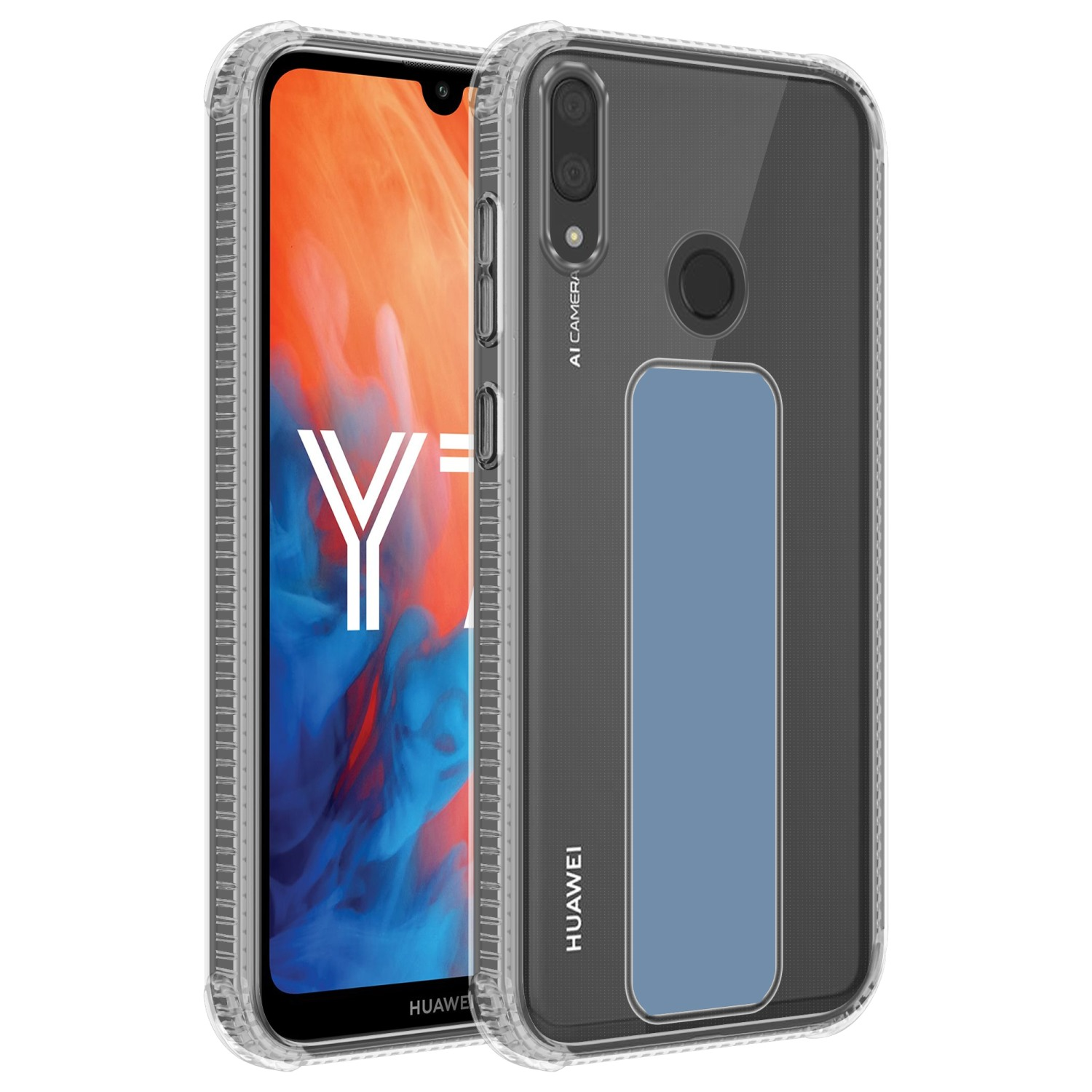 Offerta Cover Cadorabo Huawei Y7 2019 Prime Silicone TPU Blu Case