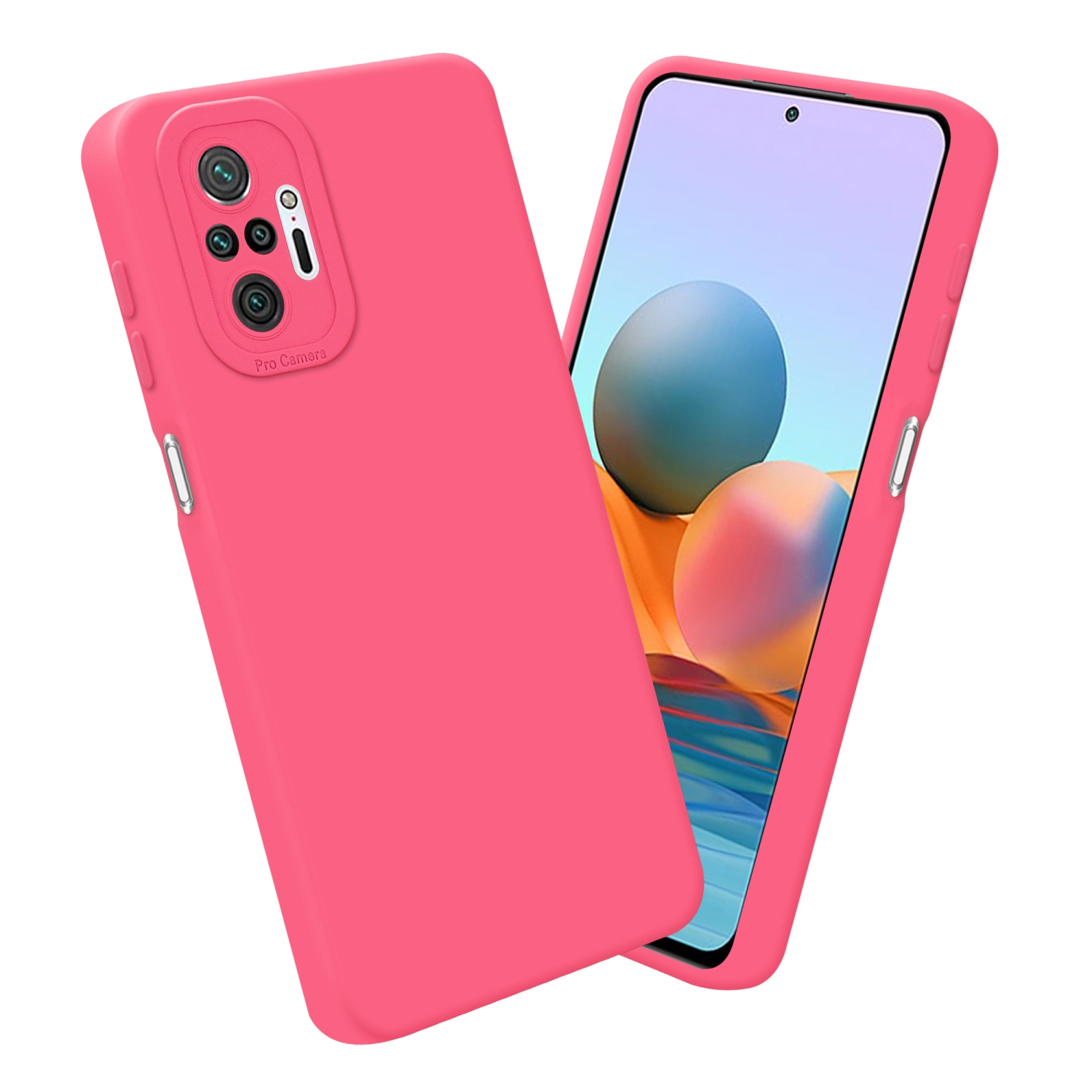 PRO, Xiaomi, Schutzhülle Style, 10 ROT CADORABO Fluid Backcover, RedMi TPU NOTE FLUID