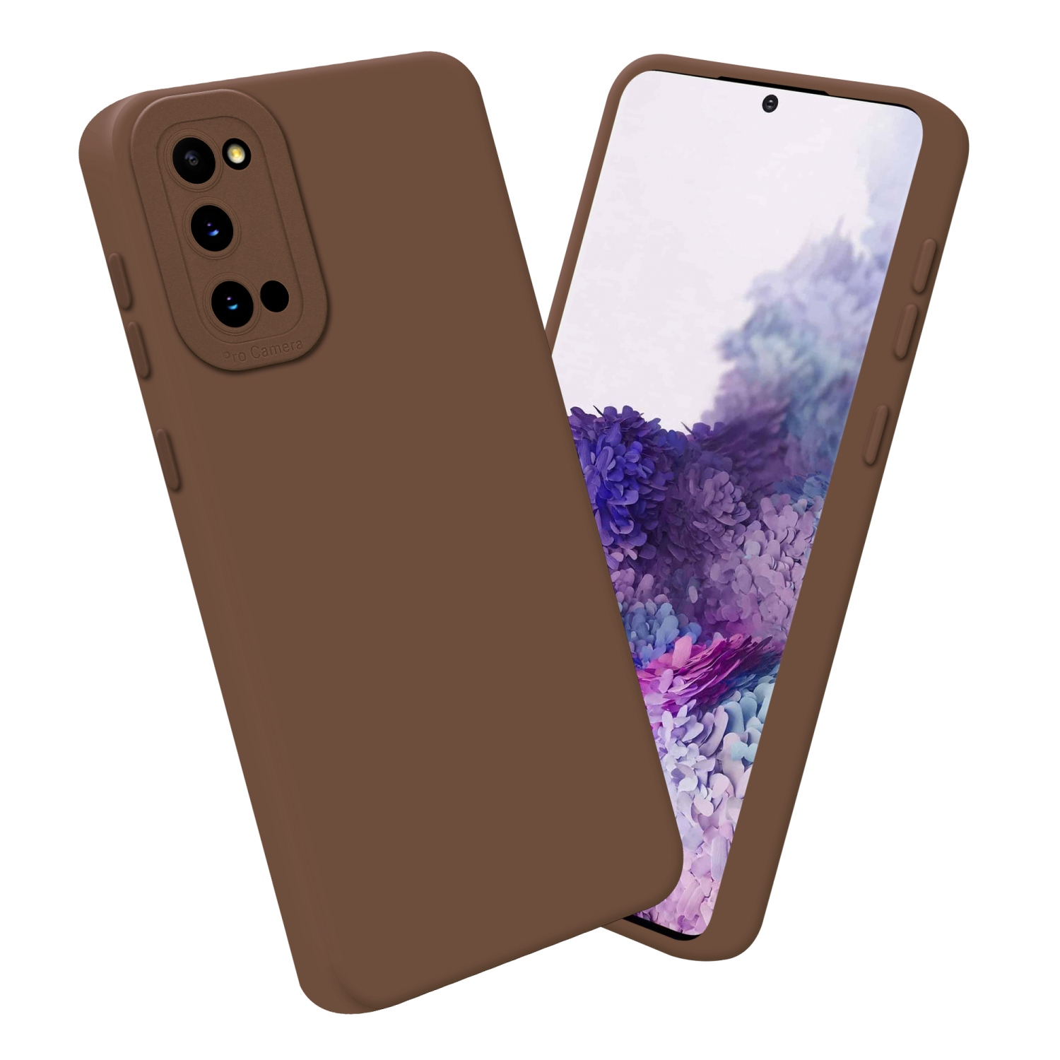 TPU BRAUN Galaxy Fluid S20, Style, Samsung, CADORABO Backcover, FLUID Schutzhülle