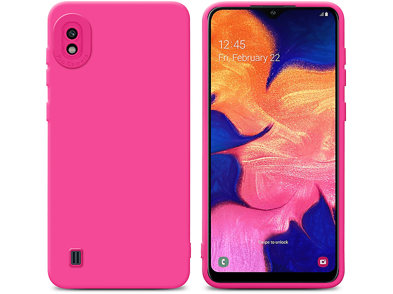 CADORABO Schutzhülle TPU Fluid Style, Backcover, Samsung, Galaxy A10, FLUID HOTPINK