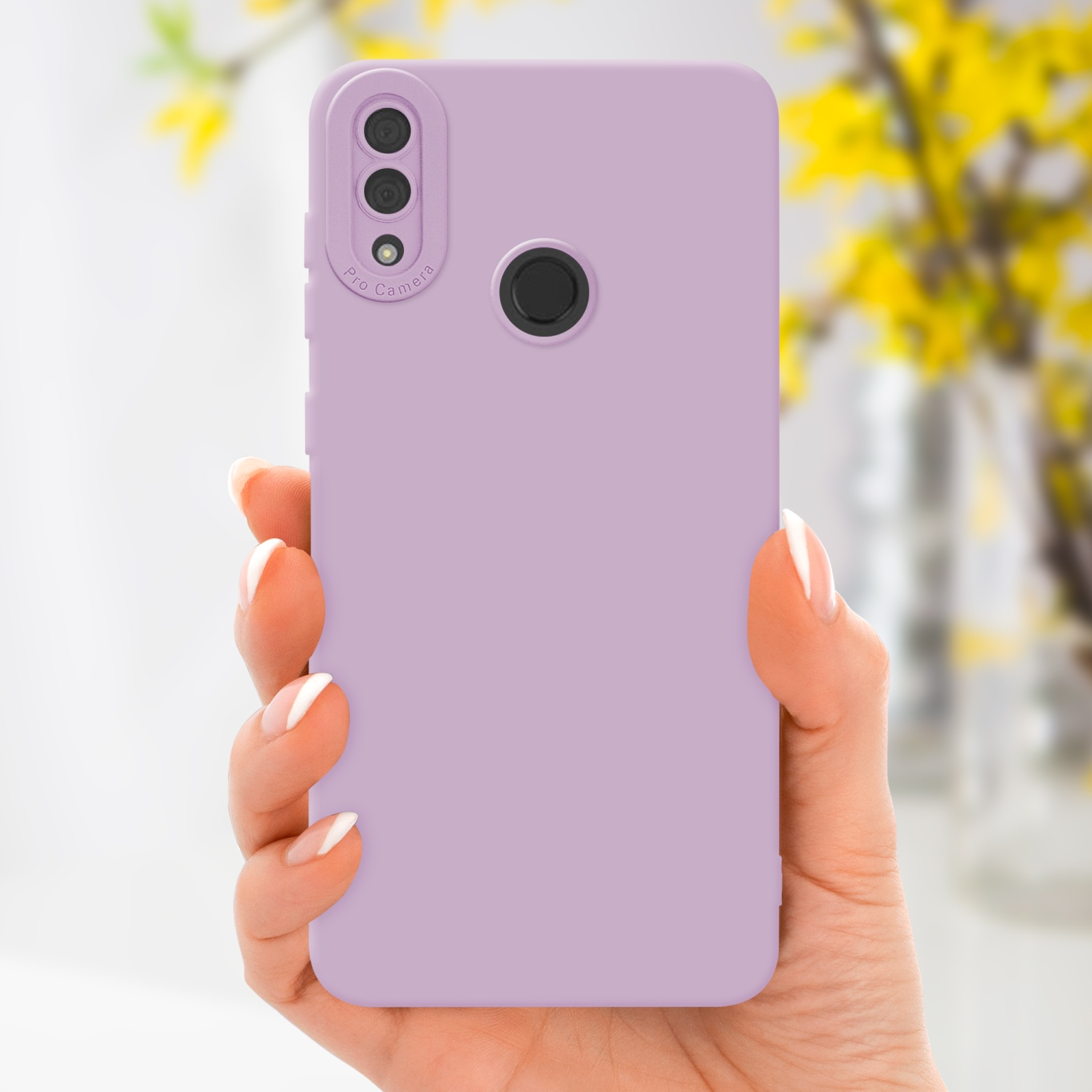 CADORABO Huawei, / Y7 TPU Style, 2019 Y7 Schutzhülle FLUID Backcover, Fluid PRIME CREME 2019,