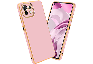 CADORABO TPU Silikon Hülle mit Kamera Schutz, Sleeve, Xiaomi, Mi 11 LITE (4G / 5G) / 11 LITE NE, Rosa