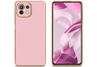 CADORABO TPU Silikon Hülle mit Kamera Schutz, Sleeve, Xiaomi, Mi 11 LITE (4G / 5G) / 11 LITE NE, Rosa