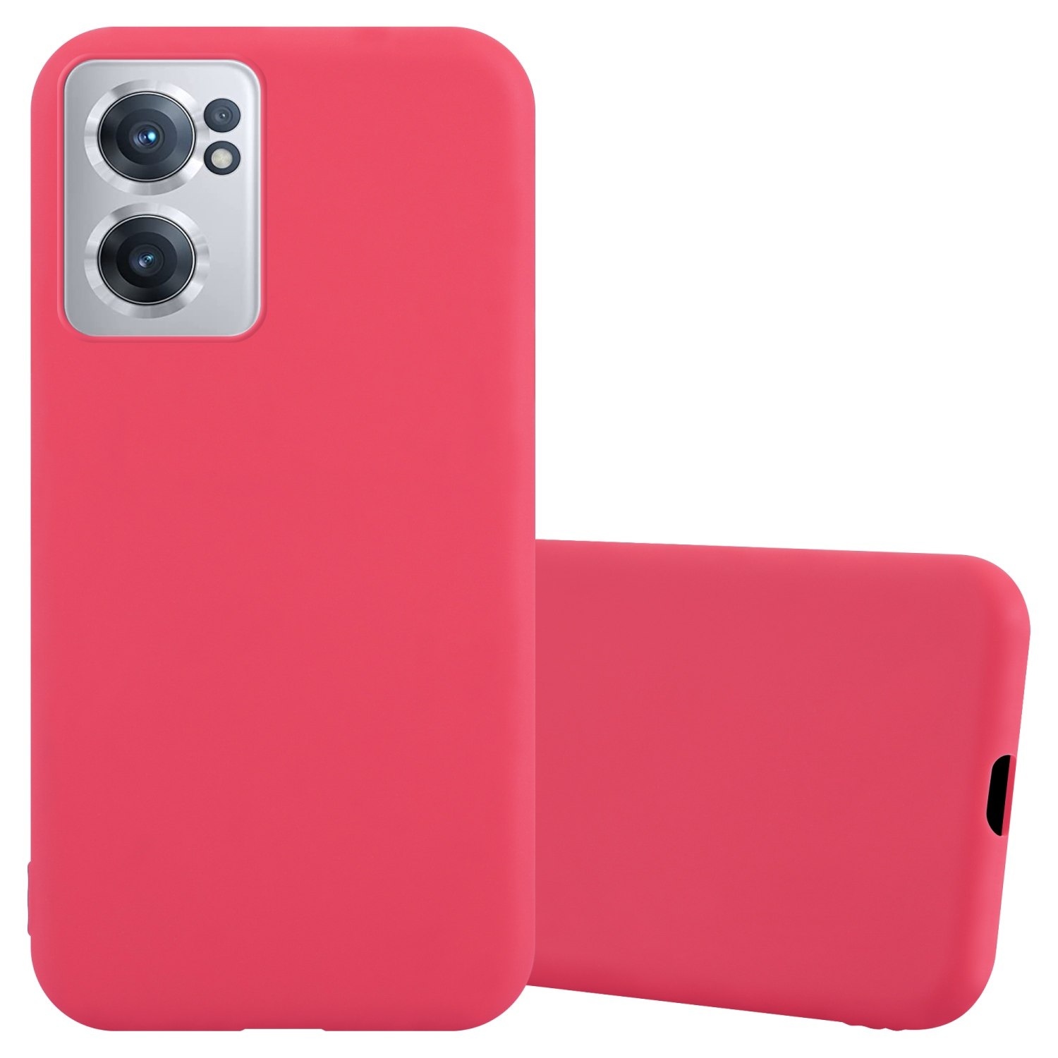CADORABO Hülle im TPU Candy Style, CANDY 2 Nord 5G, Backcover, ROT CE OnePlus