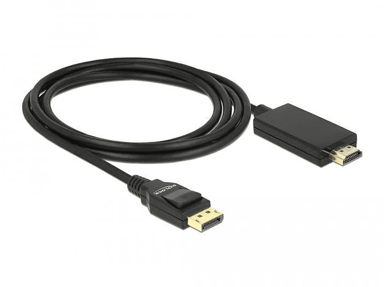DELOCK 85317 Display Port - Schwarz Kabel