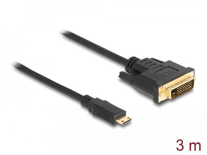 DELOCK 83584 HDMI Kabel, Schwarz | HDMI Kabel