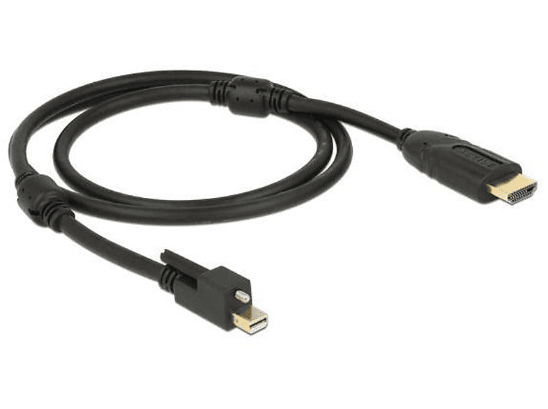 DELOCK 83730 HDMI Kabel, Schwarz SATURN