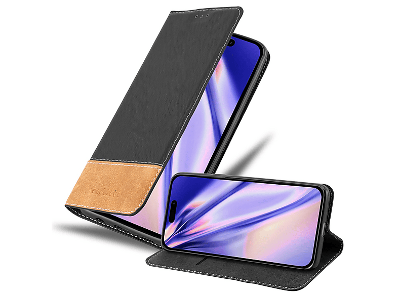 Custodia Portafoglio Con Flip Per Huawei P Smart Pro – Pelle Sintetica Marrone (BRUNO CAFÉ)