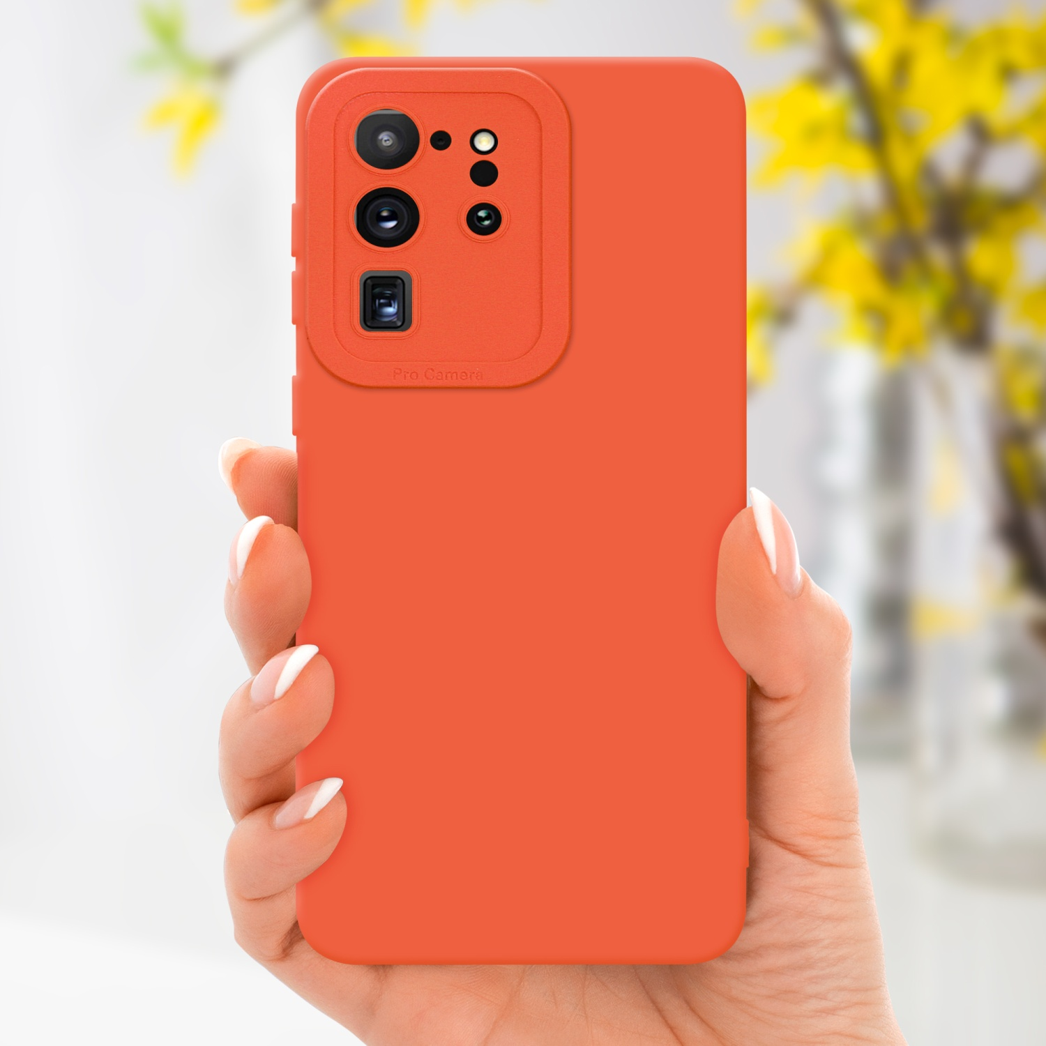 Style, Galaxy Backcover, ORANGE S20 TPU Samsung, ULTRA, CADORABO Schutzhülle Fluid FLUID