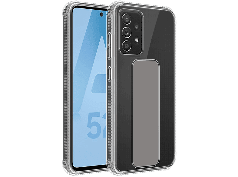 CADORABO Hülle mit (4G / Backcover, A52s, GRAU Standfunktion, Galaxy A52 Samsung, Halterung / und 5G)