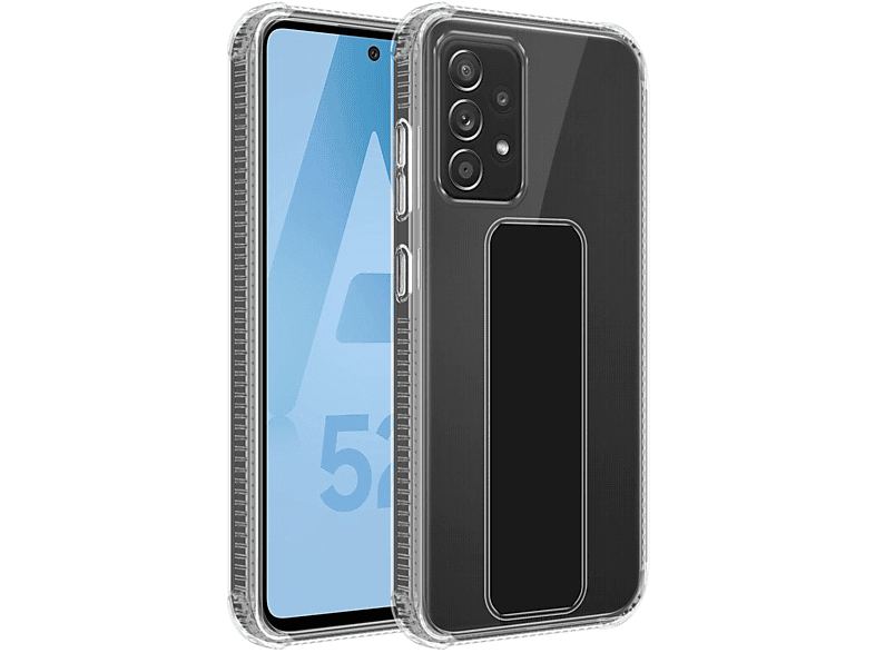 Samsung, A52 A52s, SCHWARZ Galaxy Backcover, Hülle Halterung CADORABO 5G) (4G und / mit Standfunktion, /